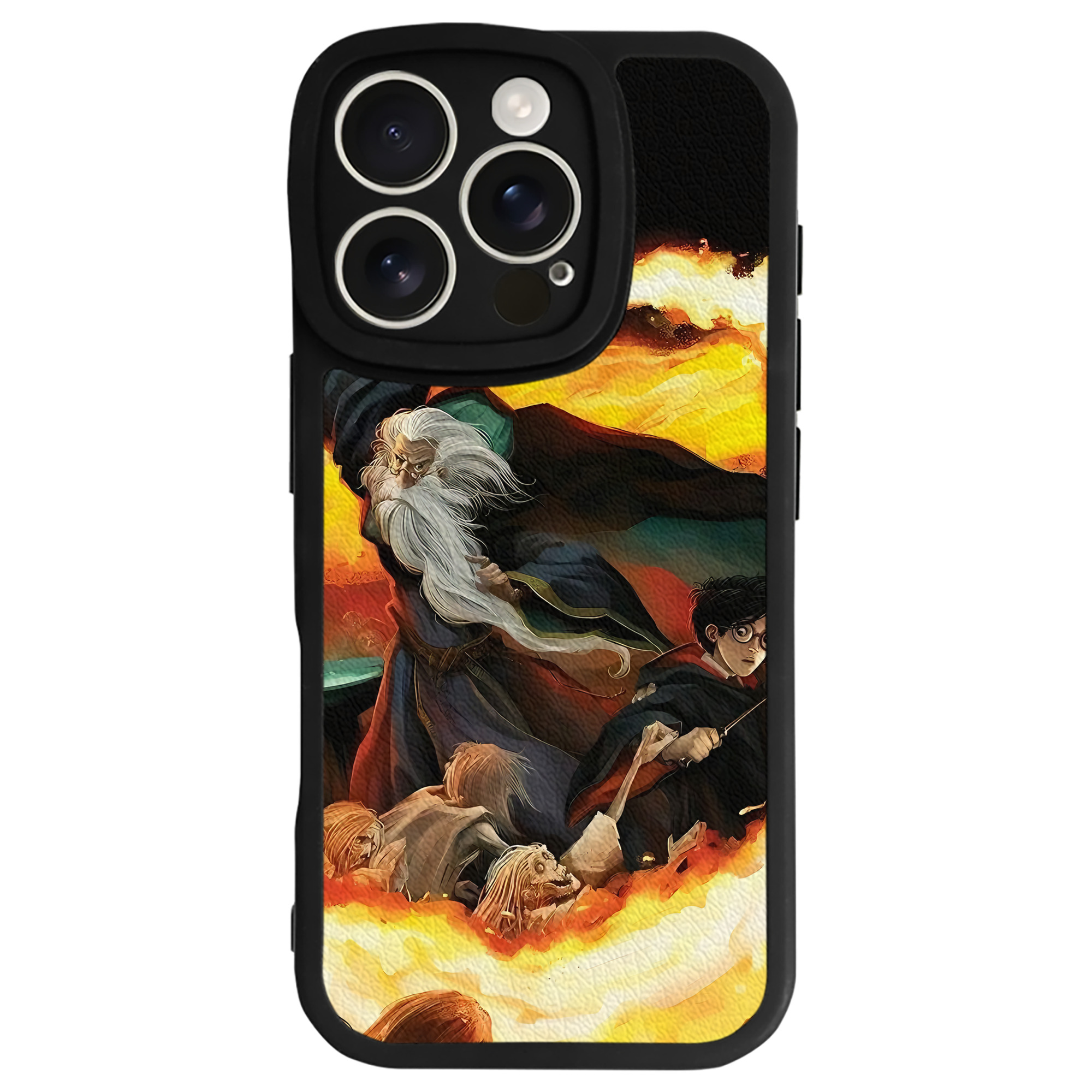 （画像用） Harry Potter ハリー・ポッターシリーズ 【iPhone 16シリーズ対応】シリコンスマホケース（レザー調） 材質：シリコン